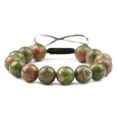 Imagem de Amuleto de pedra natural, pulseiras e pulseiras, miçangas, joias, presentes - corda trançada de 12 mm, Cristal