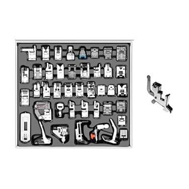 Imagem de Pé Calcador Sapata 42 Peças Maquina + Haste de Engate Rápido