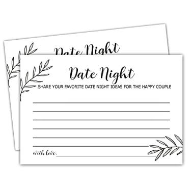Imagem de None Brand, Date Night Ideas Cards, 50 Cards, Perfect for The Bride and Groom, Husband, Wife, Boyfriend, Girlfriend, Anniversary 4In x 6In, M 05, White