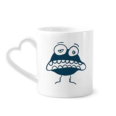 Imagem de Caneca Universe Alien Monster Alien Criatura Caneca Café Cerâmica Copo Coração Vidro