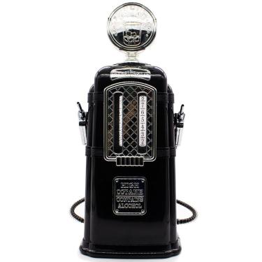 Imagem de Dispenser Bebidas Duplo Bomba de Gasolina Retrô Vintage  Preto - GT451 Lorben