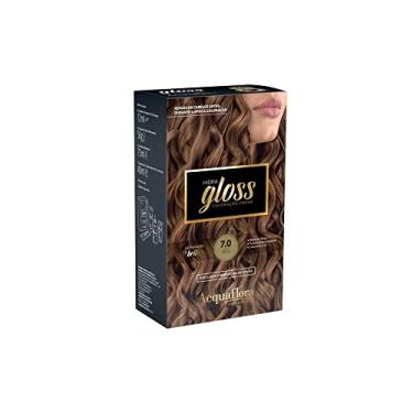 Imagem de Acquaflora 7.0 Louro Natural Kit Coloracao Hidra Gloss