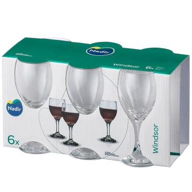 Imagem de Taça p/ Vinho Tinto Nadir Figueiredo Windsor 250ml c/ 6 Peças