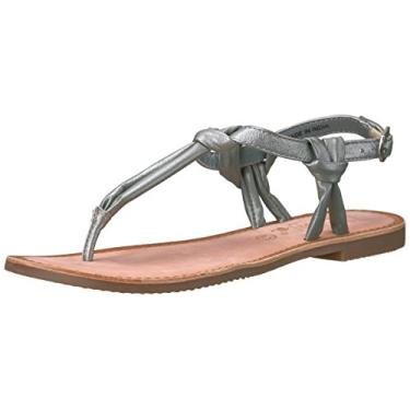 Imagem de Callisto Sandália social feminina Azza, estanho, 34