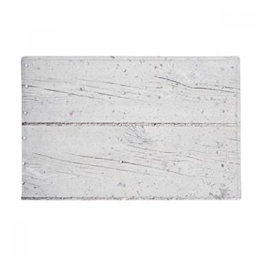 Imagem de DIYthinker Tapete de madeira branca áspero textura de papel de parede tapete antiderrapante tapete para porta de banheiro
