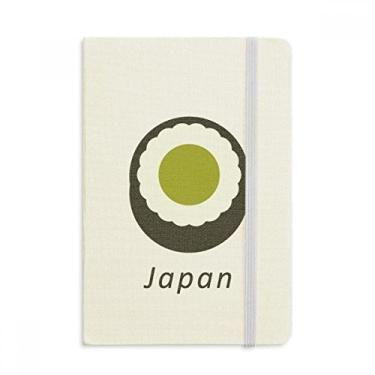 Imagem de Caderno Tradicional Japonês Preto Maki Sushi Oficial Tecido Rígido Diário Clássico