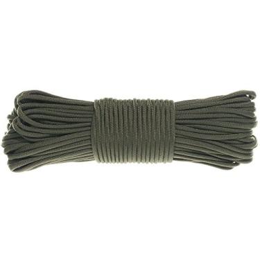 Imagem de Corda de corda de paraquedista G Goldberg 550 Tipo III – corda de paraquedas – cabo 550 – força de tração de 250 kg – 100% nylon – Feito nos EUA, Olive Drab, 1000 Feet