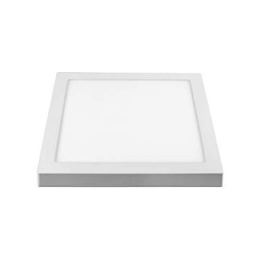 Imagem de Painel de Sobrepor, Quadrado, Luz Amarela, Bivolt, LLUM Bronzearte, 35669, 24W, Branco