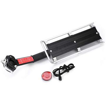 Imagem de Rack Traseiro De Bicicleta, Assento De Rack De Bicicleta De Montanha Ajustável, Prateleira Traseira De Bicicleta De Liga De Alumínio, Suporte De Bolsa De Bagagem Traseira De Ciclismo De Montagem Rápid