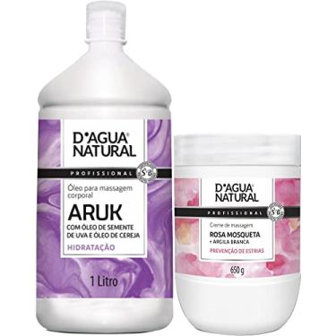 Imagem de COMBO CREME DE MASSAGEM ROSA MOSQUETA + ÓLEO SEMENTE DE UVA