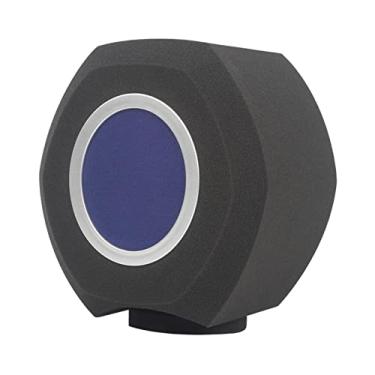 Imagem de YIJU Microfone Tela Filtro Acústico Microfone Filtro de Microfone Escudo de Microfone, Azul