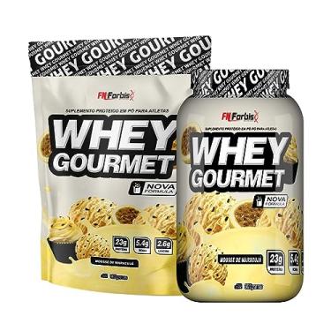Imagem de Kit Pote + Refil Whey Protein Gourmet - FN Forbis Nutrition (Mousse de Maracujá)