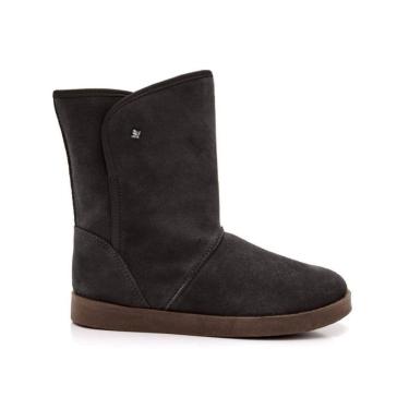 Imagem de Bota Cravo e Canela Feminina Camurça Forro Em Lã 3126.137316