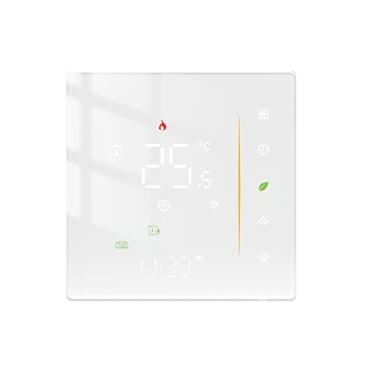 Imagem de ZigBee Display digital Controlador de temperatura inteligente Multifuncional Água/Elétrico Aquecimento de piso Água/Gás Boiler Termostato Compatível com e Assistant