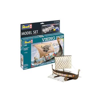 Imagem de Kit Plastimodelo Barco Viking 1/50 Model Set - Revell 65403