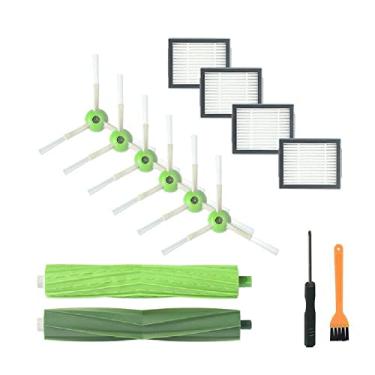 Imagem de 13 peças de substituição de rolo de escova de filtro de aspirador de pó para iRobot