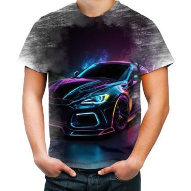 Imagem de Camiseta Desgaste Carro Neon Dark Silhuette Sportive 1 - Kasubeck Stor