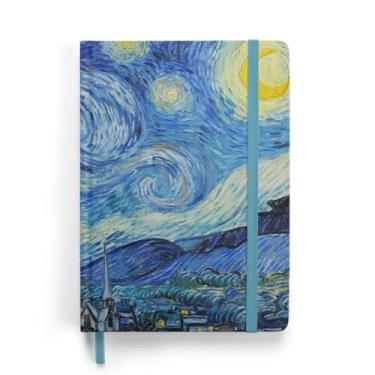 Imagem de Caderno Sketchbook Van Gogh Noite Estrelada Capa dura 14x21cm 80 fls (Miolo Quadriculado)