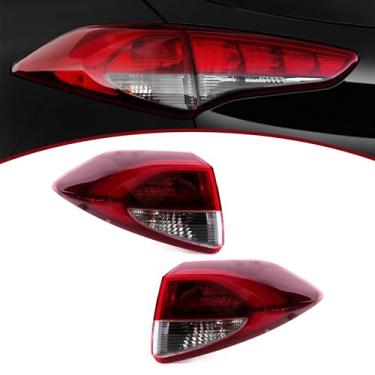 Imagem de JESYMBX Para Hyundai Tucson 2015-2018 Lâmpada de freio de luz traseira com lâmpada 92401-D3100 92402-D3100 Fora esquerda direita