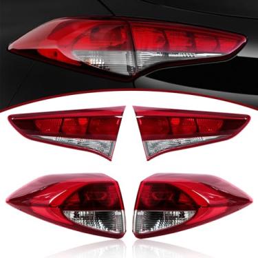 Imagem de JESYMBX Para Hyundai Tucson 2015-2018 Luz traseira de freio lâmpada traseira 92403-D3010 92401-D3100 92402-D3100