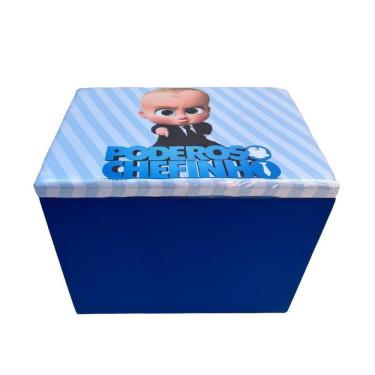 Imagem de Baú Infantil Puff Bau Porta Brinquedos Infantil Grande