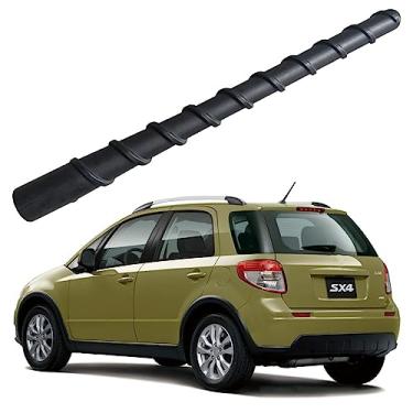 Imagem de Antena de borracha para rádio Suzuki SX4 (2007-2013) Recepção premium - à prova de lavagem de carro, substituição interna de mastro de antena de bobina de cobre de 16 cm