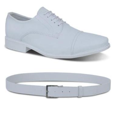 Imagem de Kit Sapato Social Masculino + Cinto-Feminino