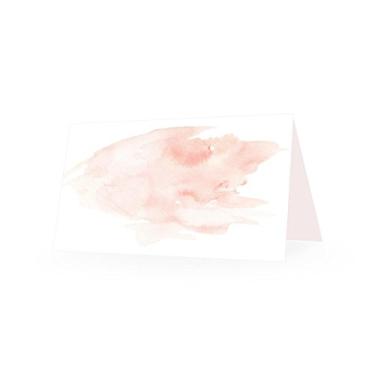 Imagem de 25 cartões de mesa de barraca rosa para casamento, Dia de Ação de Graças, Natal, Natal, Páscoa, buffet, buffet, placas de comida, nomes de papel, cartões de acompanhante, para crianças, assento