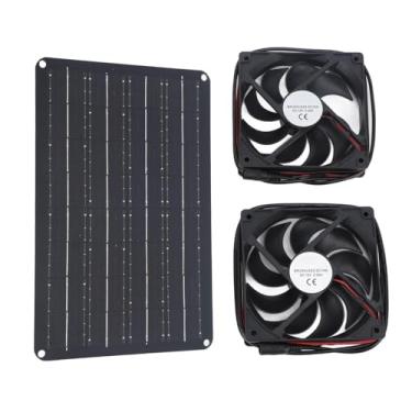 Imagem de Exaustor Solar, Ventilador de Janela Solar de 15W 12V Versátil para Galpões (1 ventilador)