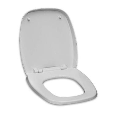 Imagem de Assento Sanitário em Resina Termofixa para as Louças Fit Versato Savary Soft Close Tupan Cinza