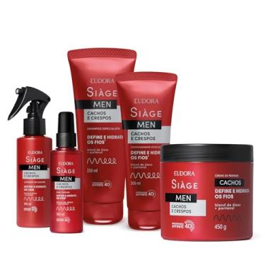 Imagem de Eudora Kit Siàge Men Cacheados 5 itens