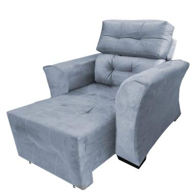 Imagem de Poltrona Do Papai Reclinável Retrátil Amamentação Grécia Graffite