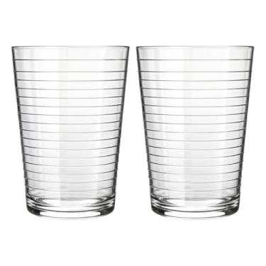 Imagem de 2 Copos de Vidro Água e Suco Mesa Posta Arizona 200ml - 2 Unidades Cor: Transparente