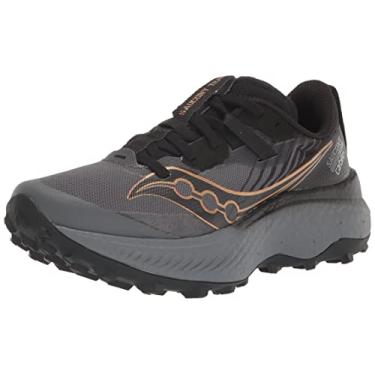 Imagem de Saucony Tênis feminino Endorphin Edge, Preto/dourado, 41
