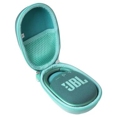 Imagem de Hermitshell Estojo rígido de viagem para JBL Clip 4 / JBL Clip 5 Mini alto-falante Bluetooth portátil (azul-petróleo)