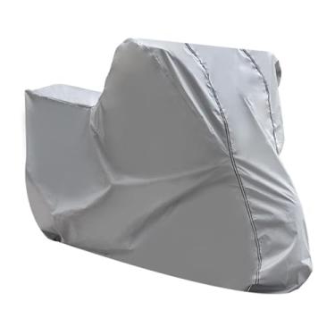 Imagem de Capa impermeável à prova d'água para motocicleta, poeira, sol, chuva, todas as estações (prata, P (71 x 35,5 x 47 pol))
