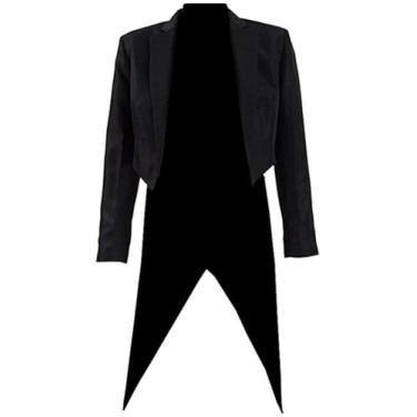 Imagem de Wandamaga Womens Magician Tailcoat Zatana Cosplay Jacket Tuxedo Black Coats Costume(S)