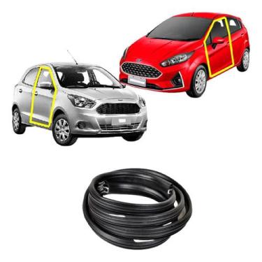 Imagem de Borracha Vedação Porta Ka E New Fiesta 2012 Em Diante - Disk Bor