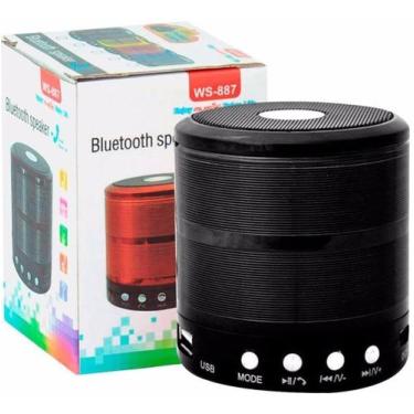 Imagem de Mini Caixinha De Som Bluetooth Portátil Speaker Ws-887, Ws-887, Portát