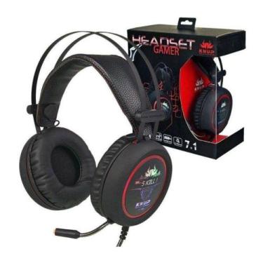 Imagem de Headset fone gamer com microfone e led p2 - kp-401