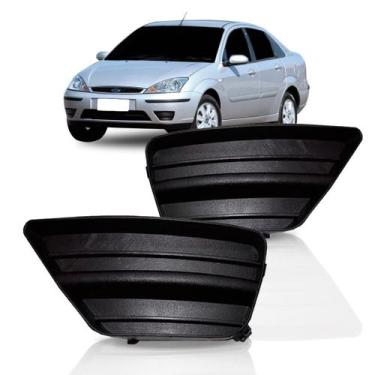 Imagem de Par grade moldura milha ford focus 2004 2005 2006 2007 sem furo - SP A