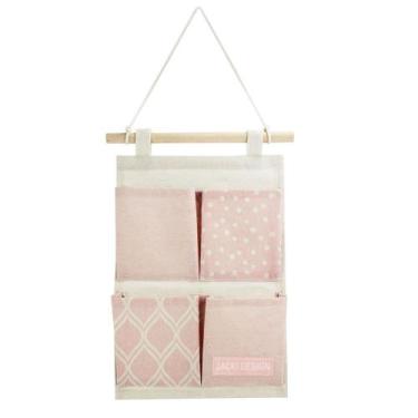 Imagem de Organizador para Pendurar de Tecido Tamanho P com 4 Bolsos - Jacki Des