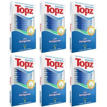 Imagem de Cotonetes Topz Com 75 Unidades - Kit Com 06 Caixas - Cremer