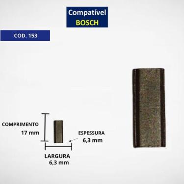 Imagem de Escova De Carvao P/ Furadeira Bosch 1115 C153g - carbonpecas