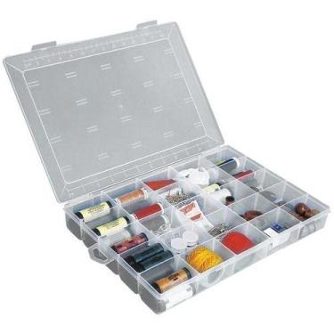 Imagem de Caixa Organizadora Transparente 25 Divisórias Promo - Sao Bernardo