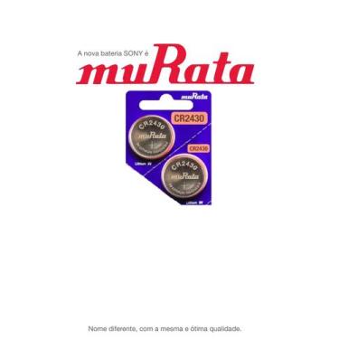 Imagem de 2 Baterias Murata CR2430 DL2430 ECR2430 Célula de Moeda de Lítio de 3V