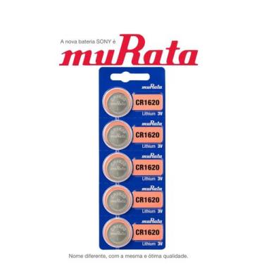 Imagem de 20 Baterias Sony  Murata CR1620 DL1620 ECR1620 3V Célula de Moeda de L