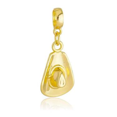 Imagem de Berloque Chapéu Cowboy Banhado a Ouro 18k - Work Semijoias