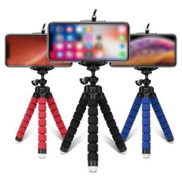 Imagem de Mini Tripé Flexível Articulado Suporte Celular Selfie Câmera - Gonzatt