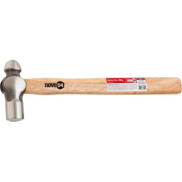Imagem de Martelo bola 450g aço forjado cabo madeira - Nove54